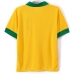 Brazílie 2013 Retro Domácí Dres Krátký Rukáv